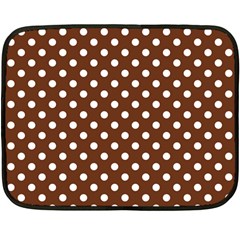 Polka Dots 35 x27  Blanket Back
