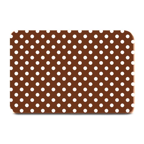 Polka Dots 18 x12  Plate Mat