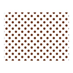 Polka Dots 35 x27  Blanket Back