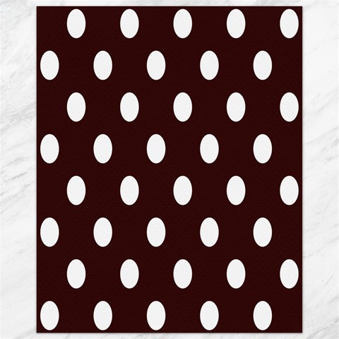 Polka Dots 10.95 x13.48  Canvas - 1