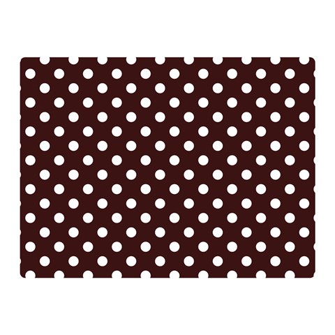 Polka Dots 35 x27  Blanket Front