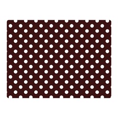 Polka Dots 35 x27  Blanket Back