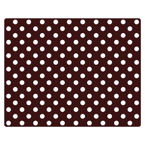 Polka Dots 60 x50  Blanket Front