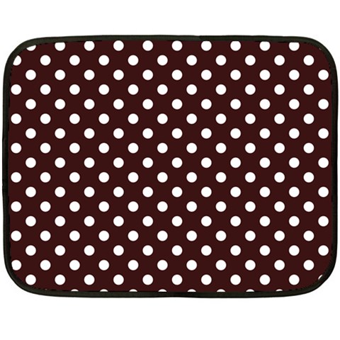 Polka Dots 35 x27  Blanket Back