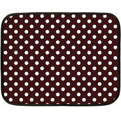 Polka Dots 35 x27  Blanket Back