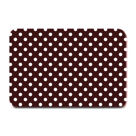 Polka Dots 18 x12  Plate Mat