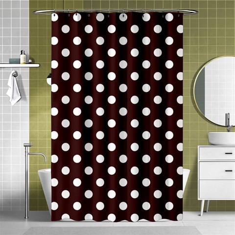 Polka Dots Curtain(48  X 72 ) - 42.18 x64.8  Curtain(48  X 72 )
