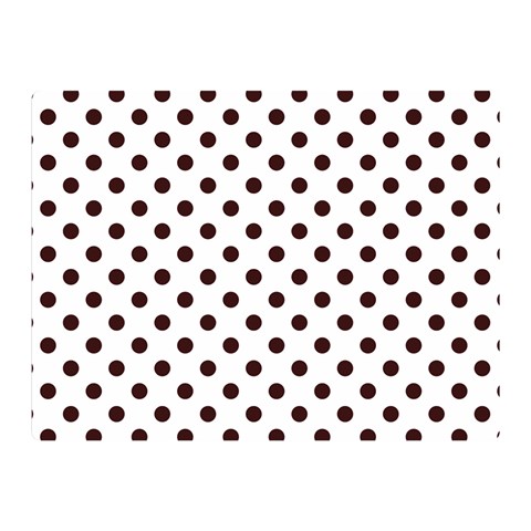 Polka Dots 35 x27  Blanket Front