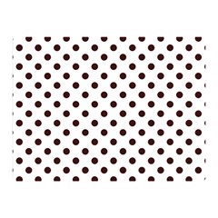 Polka Dots 35 x27  Blanket Back