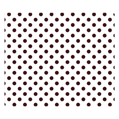 Polka Dots 50 x40  Blanket Back
