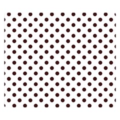 Polka Dots 50 x40  Blanket Back