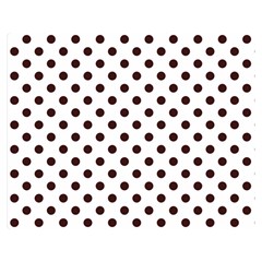 Polka Dots 60 x50  Blanket Back