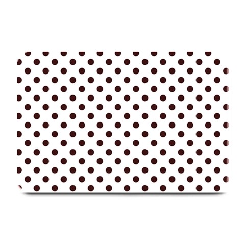 Polka Dots 18 x12  Plate Mat