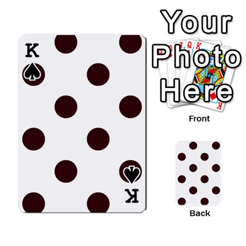 King Polka Dots Front - SpadeK