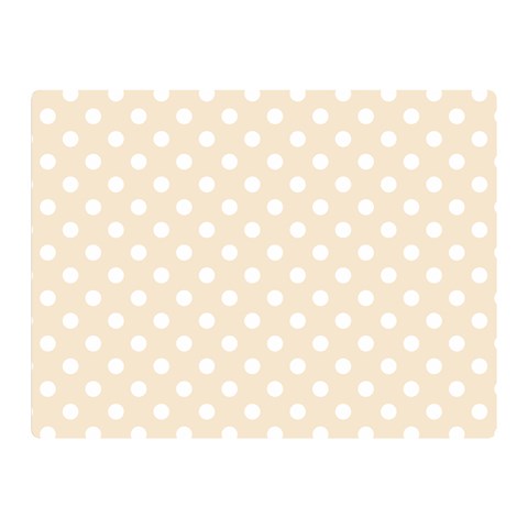 Polka Dots 35 x27  Blanket Back