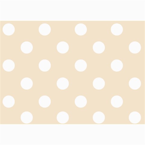 Polka Dots 7 x5  Photo Card - 1