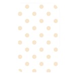 Polka Dots - Champagne Orange on White Memory Card Reader (Rectangular)