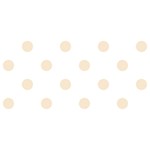 Polka Dots - Champagne Orange on White YOU ARE INVITED 3D Greeting Card (8x4)
