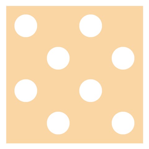 Polka Dots 3.75 x3.75  Memopad