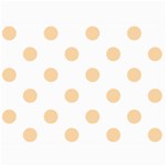 Polka Dots - Sunset Orange on White 5  x 7  Photo Cards