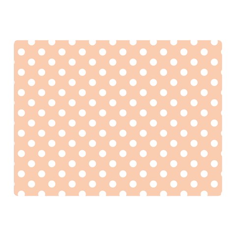 Polka Dots 35 x27  Blanket Front
