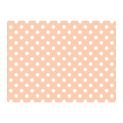 Polka Dots 35 x27  Blanket Back