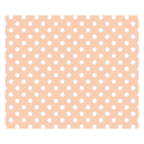Polka Dots 50 x40  Blanket Front