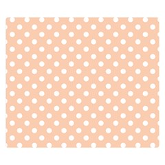 Polka Dots 50 x40  Blanket Back