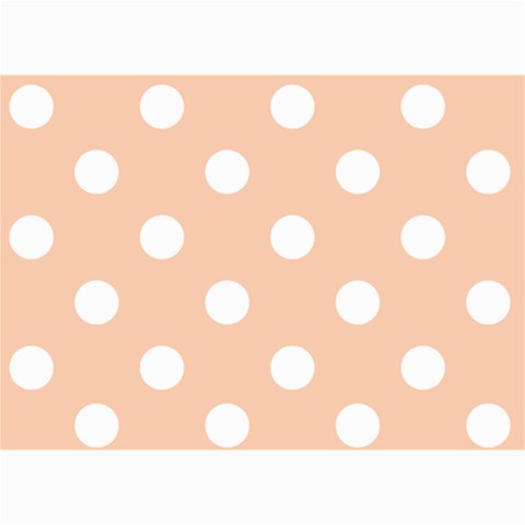 Polka Dots 7 x5  Photo Card - 1