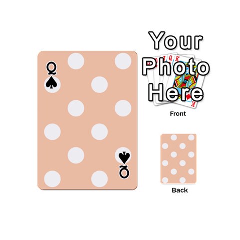 Queen Polka Dots Front - SpadeQ