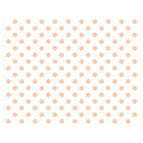 Polka Dots 60 x50  Blanket Front