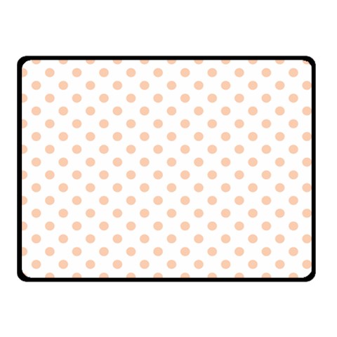 Polka Dots 45 x34  Blanket Back