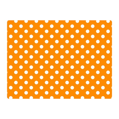 Polka Dots 35 x27  Blanket Front