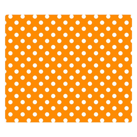 Polka Dots 50 x40  Blanket Front