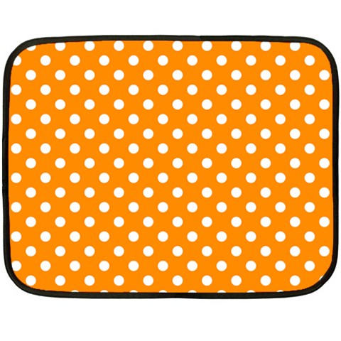Polka Dots 35 x27  Blanket Back
