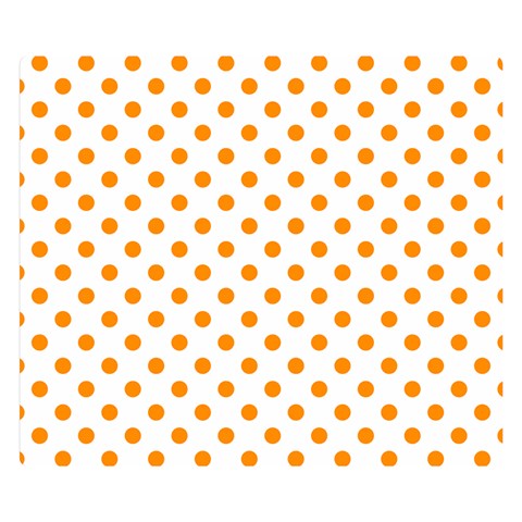 Polka Dots 50 x40  Blanket Front