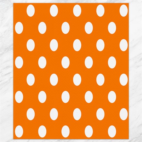 Polka Dots 8.15 x9.66  Canvas - 1