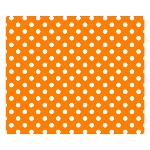 Polka Dots 50 x40  Blanket Back