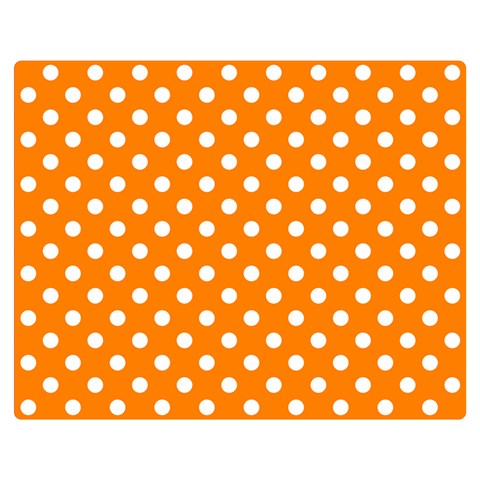 Polka Dots 60 x50  Blanket Front