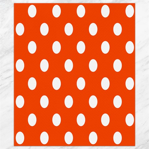 Polka Dots 8.15 x9.66  Canvas - 1