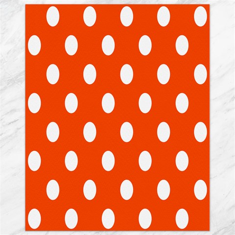 Polka Dots 10.95 x13.48  Canvas - 1