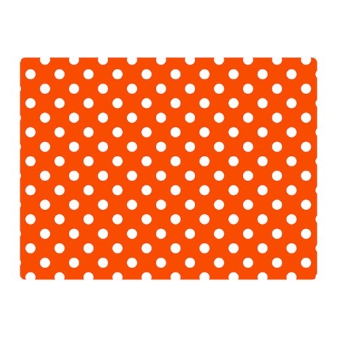 Polka Dots 35 x27  Blanket Front