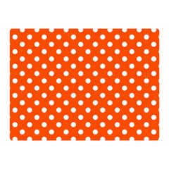 Polka Dots 35 x27  Blanket Back