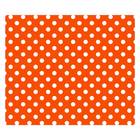 Polka Dots 50 x40  Blanket Front