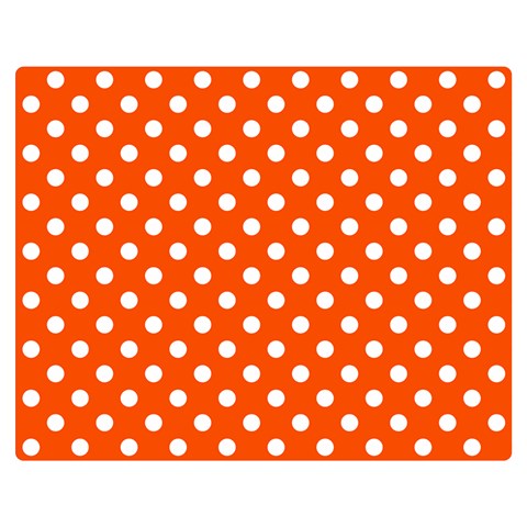 Polka Dots 60 x50  Blanket Front