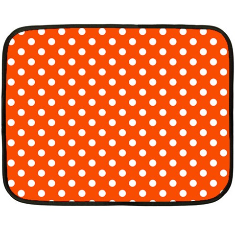 Polka Dots 35 x27  Blanket Front