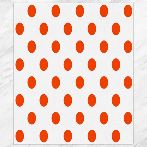 Polka Dots 8.15 x9.66  Canvas - 1