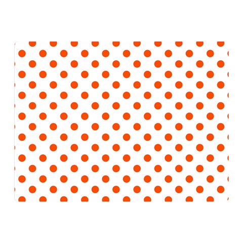 Polka Dots 35 x27  Blanket Front