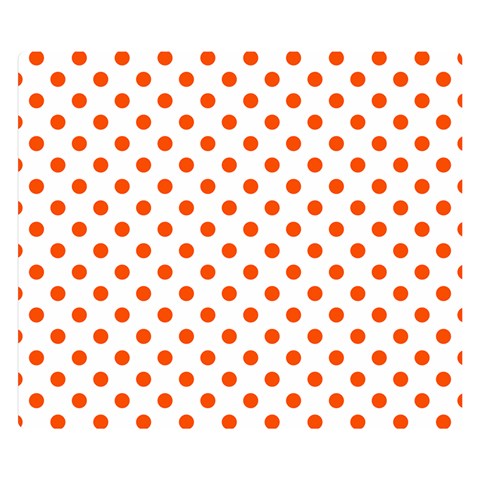 Polka Dots 50 x40  Blanket Back