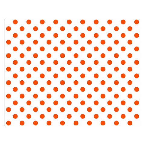 Polka Dots 60 x50  Blanket Front